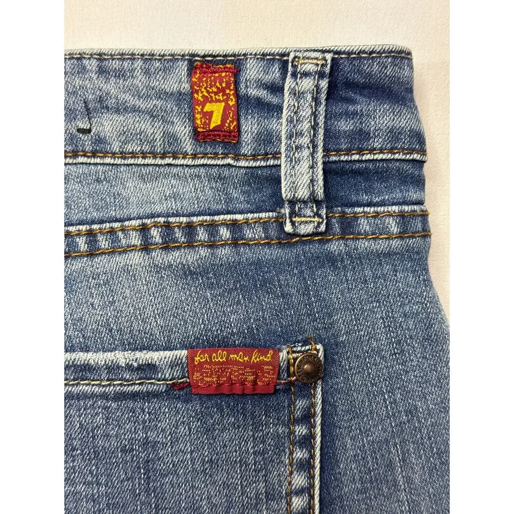 7 For All Mankind Youth Boys Slimmy‎ Straight Blue Jeans - Size 16 (29x30)